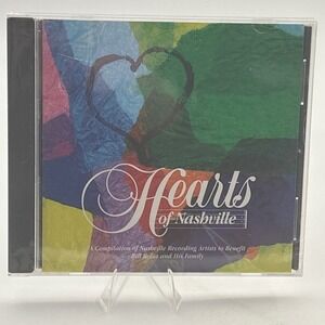 Hearts of Nashville Compilation‎ CD Vintage Benefit Album Nashville Artists